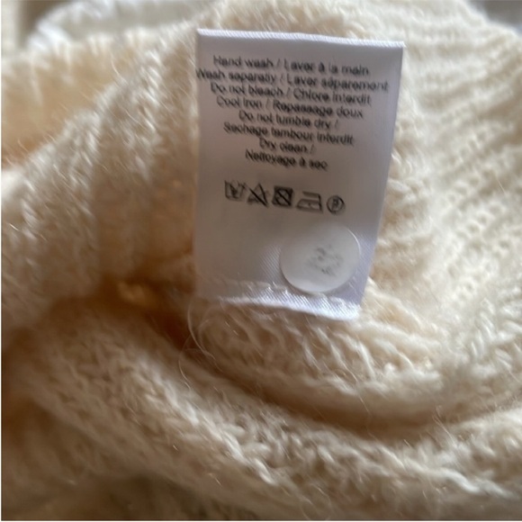 IRO Black and Cream Sweater sz M - Picture 9 of 9